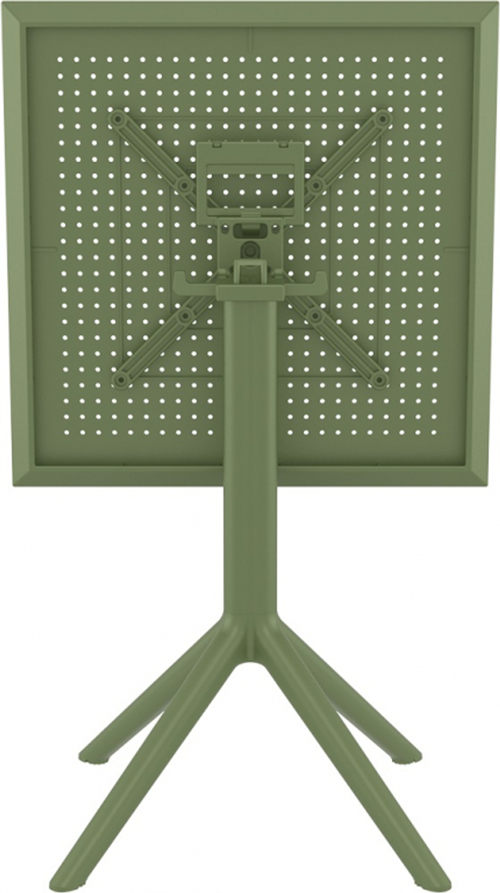 Стол пластиковый складной Siesta Contract Sky Folding Table 60, оливковый