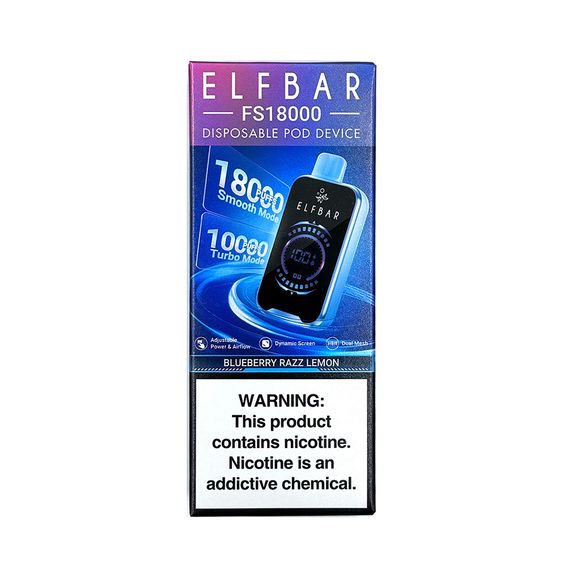 Elf Bar FS18000 - Blueberry Razz Lemon (5% nic)