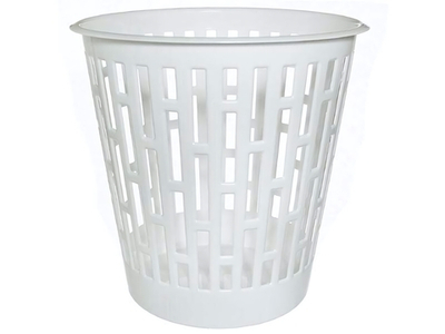 Корзина для мусора 9л "Матрица", белый