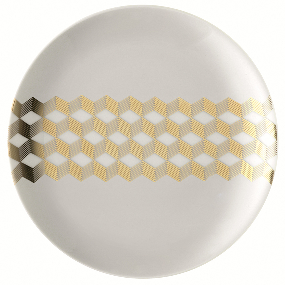 Набор блюдец signature, chevron, D16 см, 4 шт.