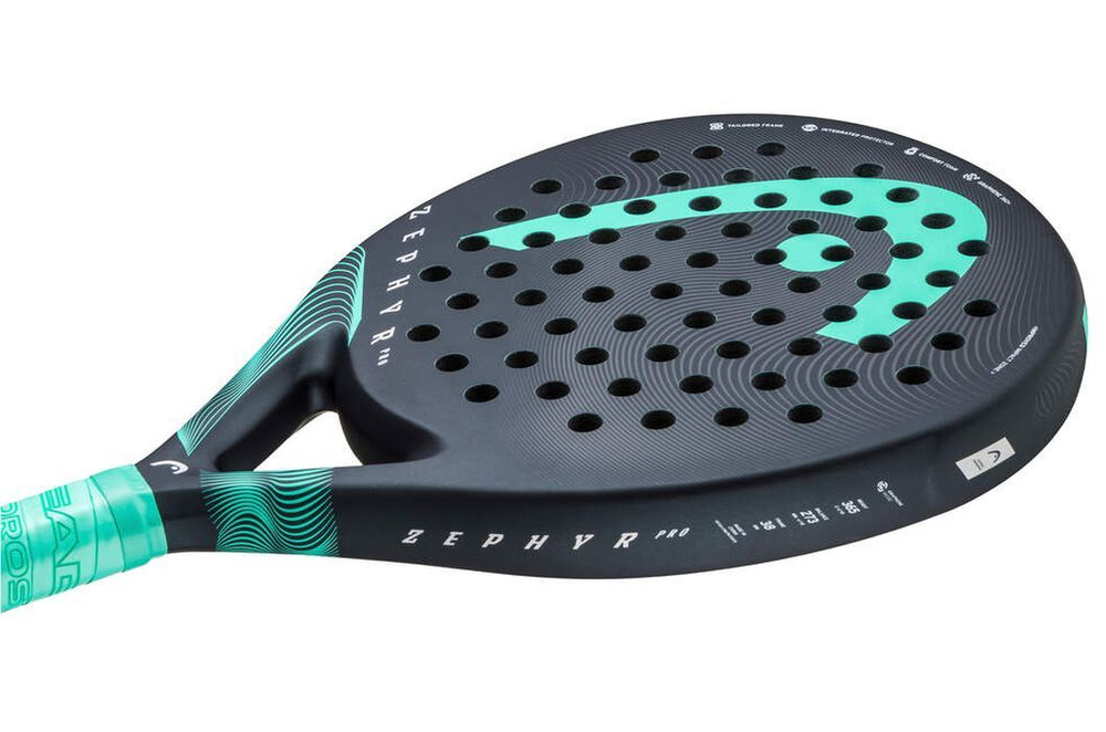Ракетка для падел тенниса Head Zephyr Pro 2023 - black/teal