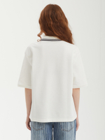 Женская Рубашка-поло Open Collar Tipped