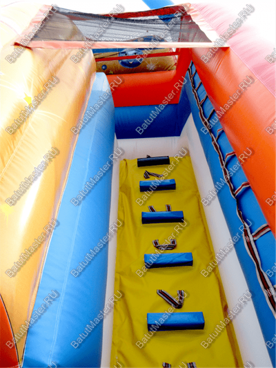 Коммерческий надувной батут "Новая ракета" 6*4.5*6 м