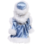 Снегурочка «Волшебный праздник» 30 см в голубой шубке