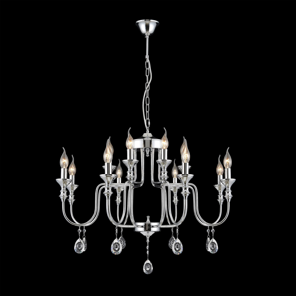 Citilux Рига CL437221 Люстра подвесная Хром