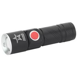 Светодиодный фонарь АРМИЯ РОССИИ MA-601 ручной Циркон аккумуляторный с регулировкой фокуса зарядка от USB