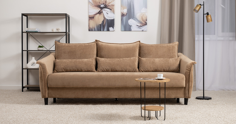 Берта диван-кровать (коричневый)