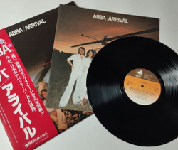 Винтажная виниловая пластинка LP ABBA АББА Arrival Прибытие (Japan 1978) (Red Obi)