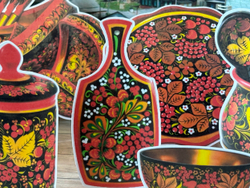 Макет "Золотая хохлома"