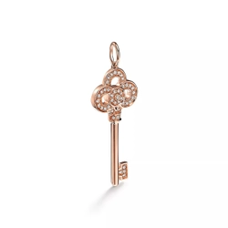 Кулон из розового золота с бриллиантами, Tiffany💠 Key