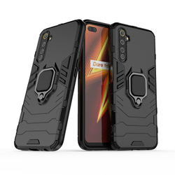 Противоударный чехол с кольцом Panther Case для Realme 6 Pro