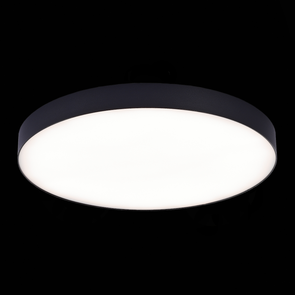 ST606.442.96 Светильник потолочный Черный LED 1*96W 4000K 8 640Lm Ra&gt;85 120° IP20 D600xH55 185-265V Накладные светильники