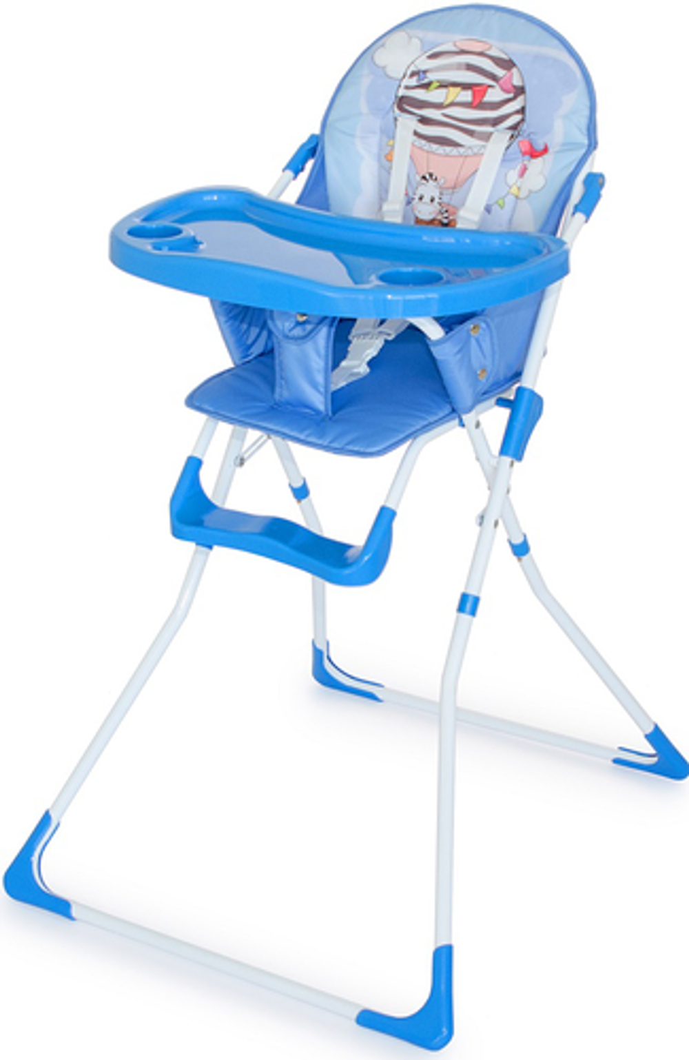 Стульчик для кормления АРТ-1684 (Зебра на шаре (синий))