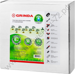 GRINDA 1/2″, 9 м, шланг магистральный, площадь полива 6 кв м, расход воды 4л/ч на раст, на 30 раст, система капельного полива (425270-30)