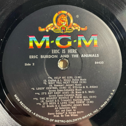 Винтажная виниловая пластинка LP Eric Burdon The Animals Eric Is Here (США 1967)