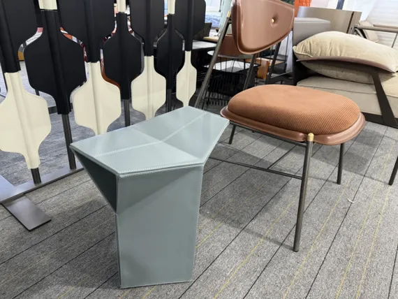 Табурет Atelier фисташковая экокожа