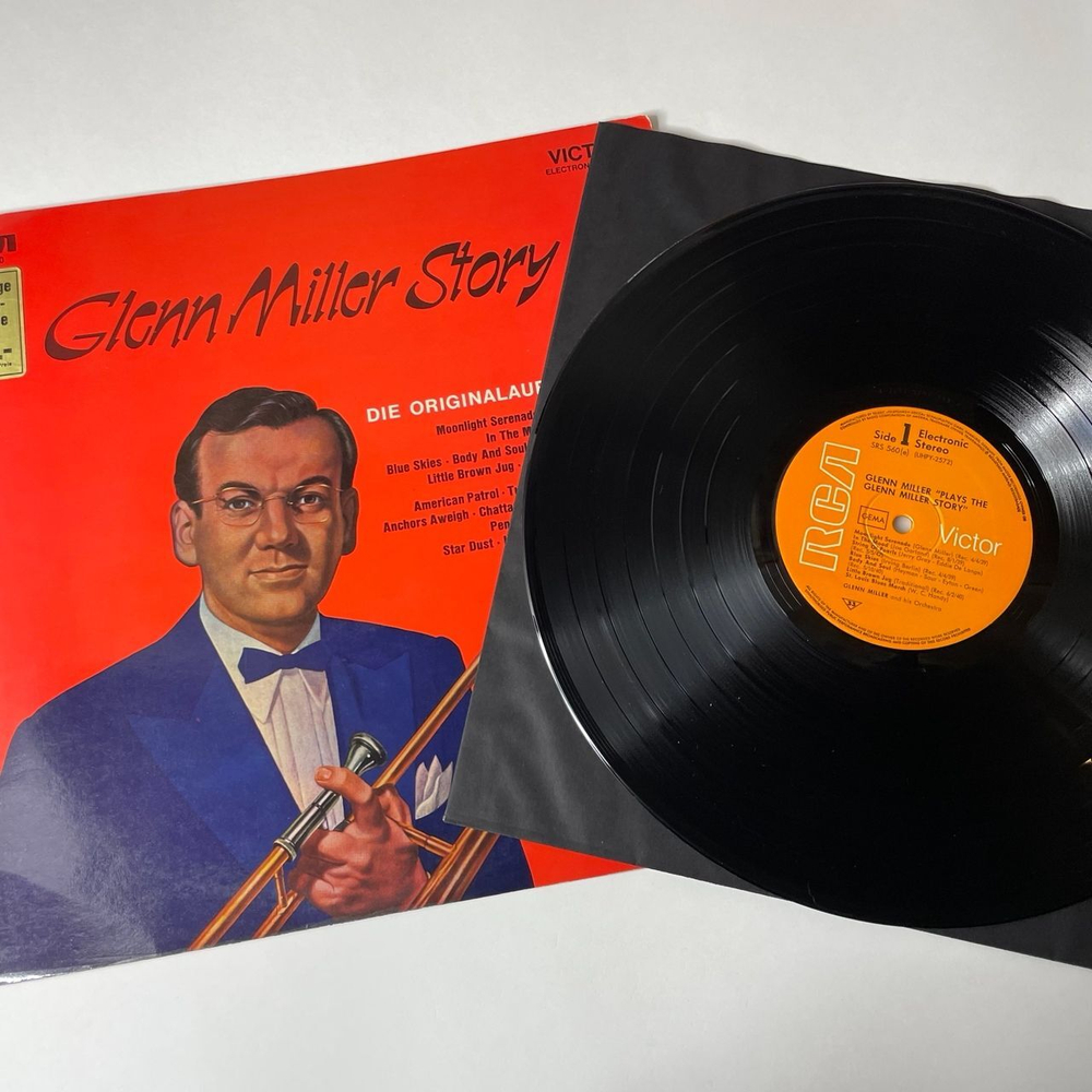Винтажная виниловая пластинка LP Glenn Miller And His Orchestra Гленн Миллер (Germany 1975)