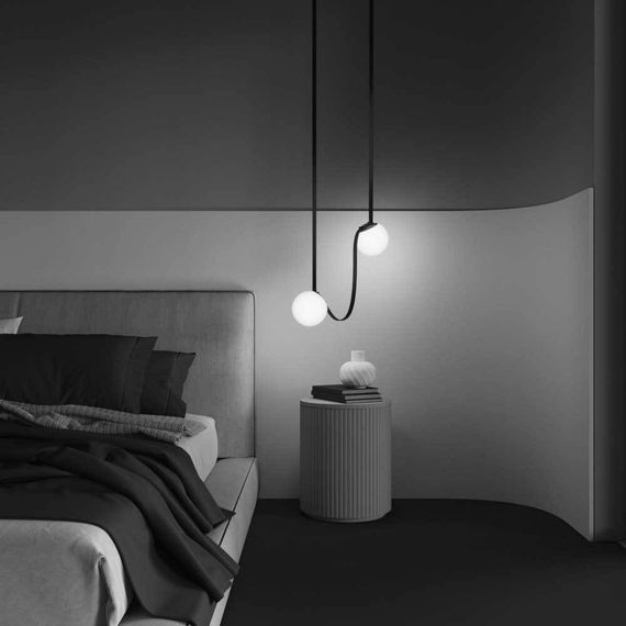 Подвесной светодиодный светильник Maytoni Technical Pendant system Parity Luna TR125B-10W4K-B