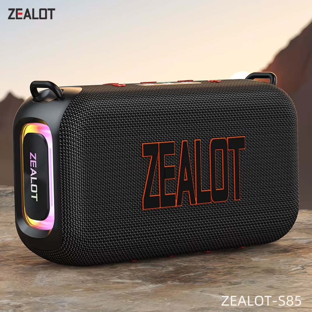 Bluetooth колонка ZEALOT S85, 50 Вт, 8000 мАч, хаки