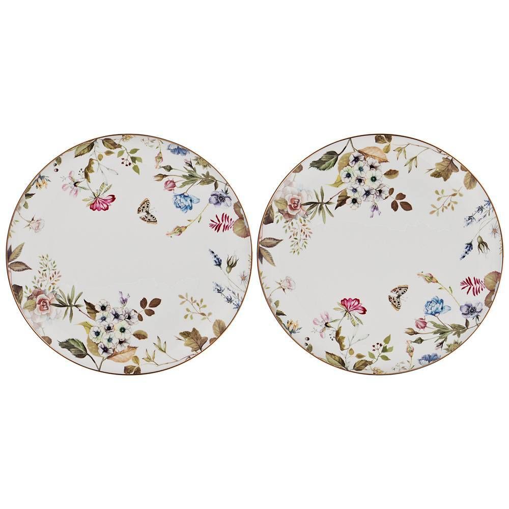 НАБОР ТАРЕЛОК ОБЕДЕННЫХ LEFARD "BELLE" 2 ШТ. 25 СМ (КОР=18НАБ.)