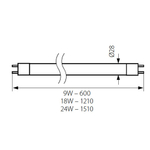 Светодиодная лампа led t8 KANLUX T8 LED GLASSv3 18W 4000К NW