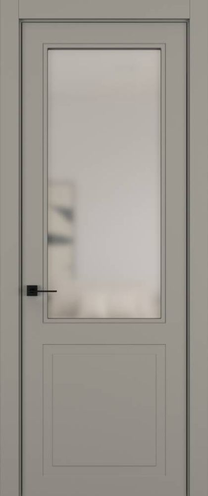 Дверь 02V GEOMETRY Матовый Каменно-серый