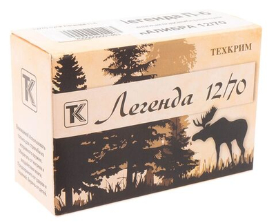 Патрон 12/70 Техкрим пуля Легенда М П-6, коробка 10 шт.