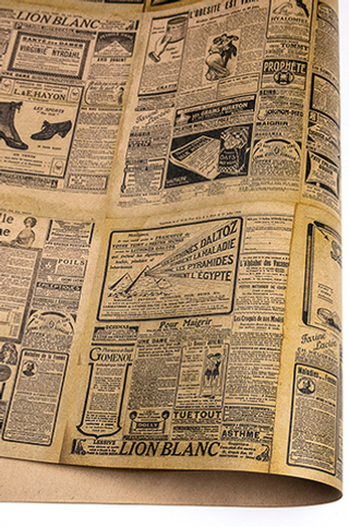 Бумага крафт 100*70см Французкая пресса/1 лист