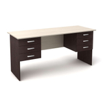 Стол рабочий с 2 тумбами КАНЦ