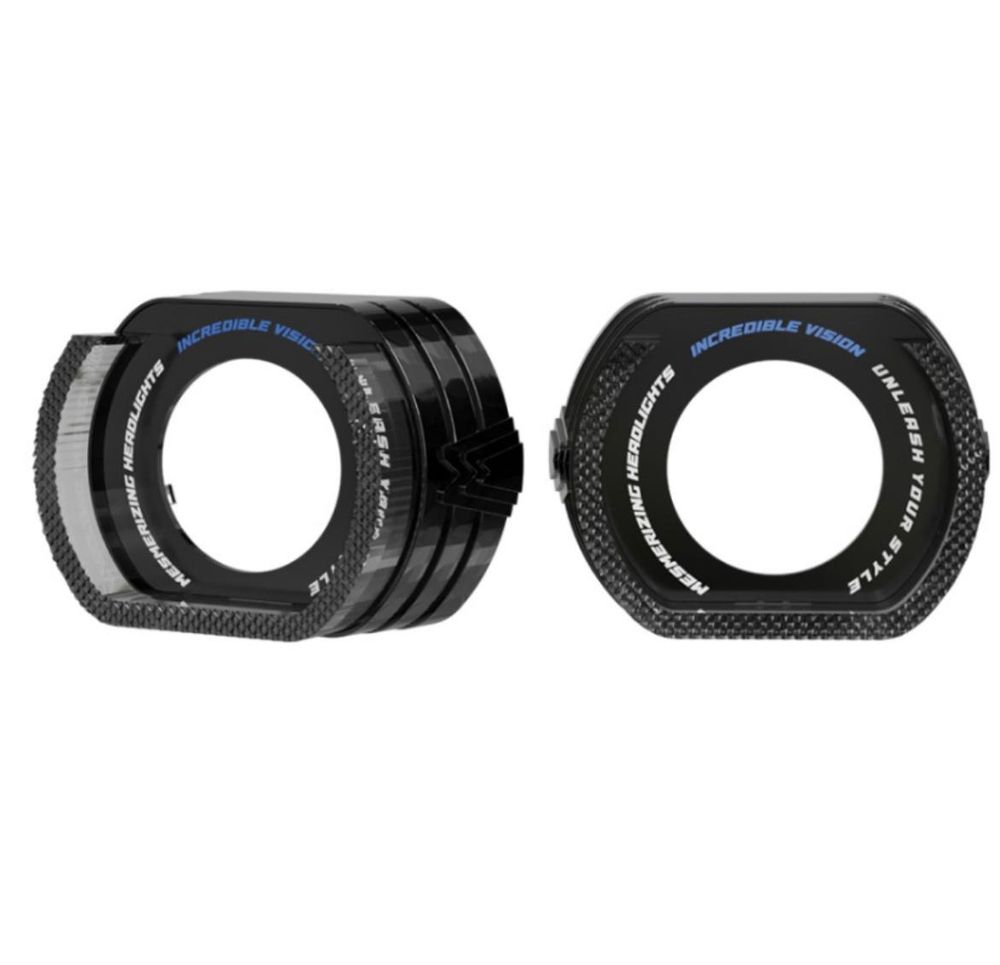 Маски для линз с АГ 5D U-Shape с DRL 3.0" 12V (Пара)