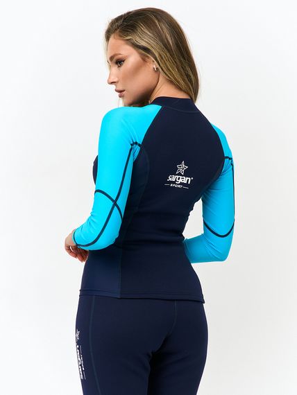 Куртка неопреновая женская Sargan Sport 1061/BL 2 мм синяя
