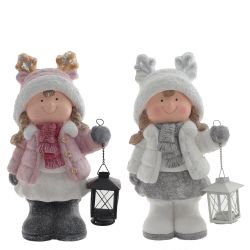 GAEM Фигурка декоративная "Девочка", L25 W14 H40 см, 2в.