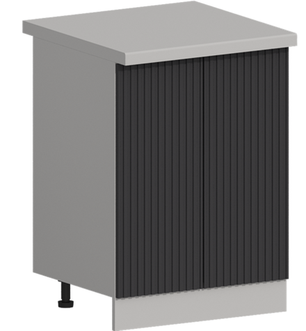 Кухня Модуль ШН 600 Белый / Лайт Грей