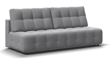 Диван BOSS 2.0 MINI велюр Monolit сталь