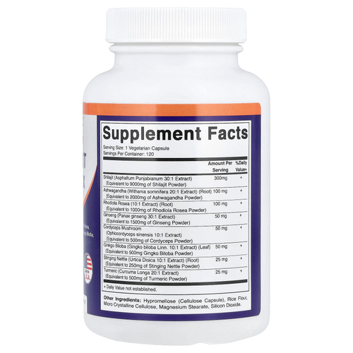 Vitamatic, комплекс с мумие, 120 вегетарианских капсул