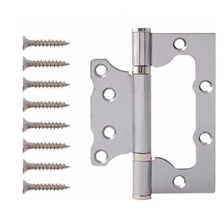 Петля накладная Code Deco 100*75*2,5-B2-CRM (Хром матовый)