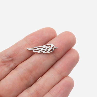 s207 Подвеска "Крыло" 20*7мм, нерж. сталь