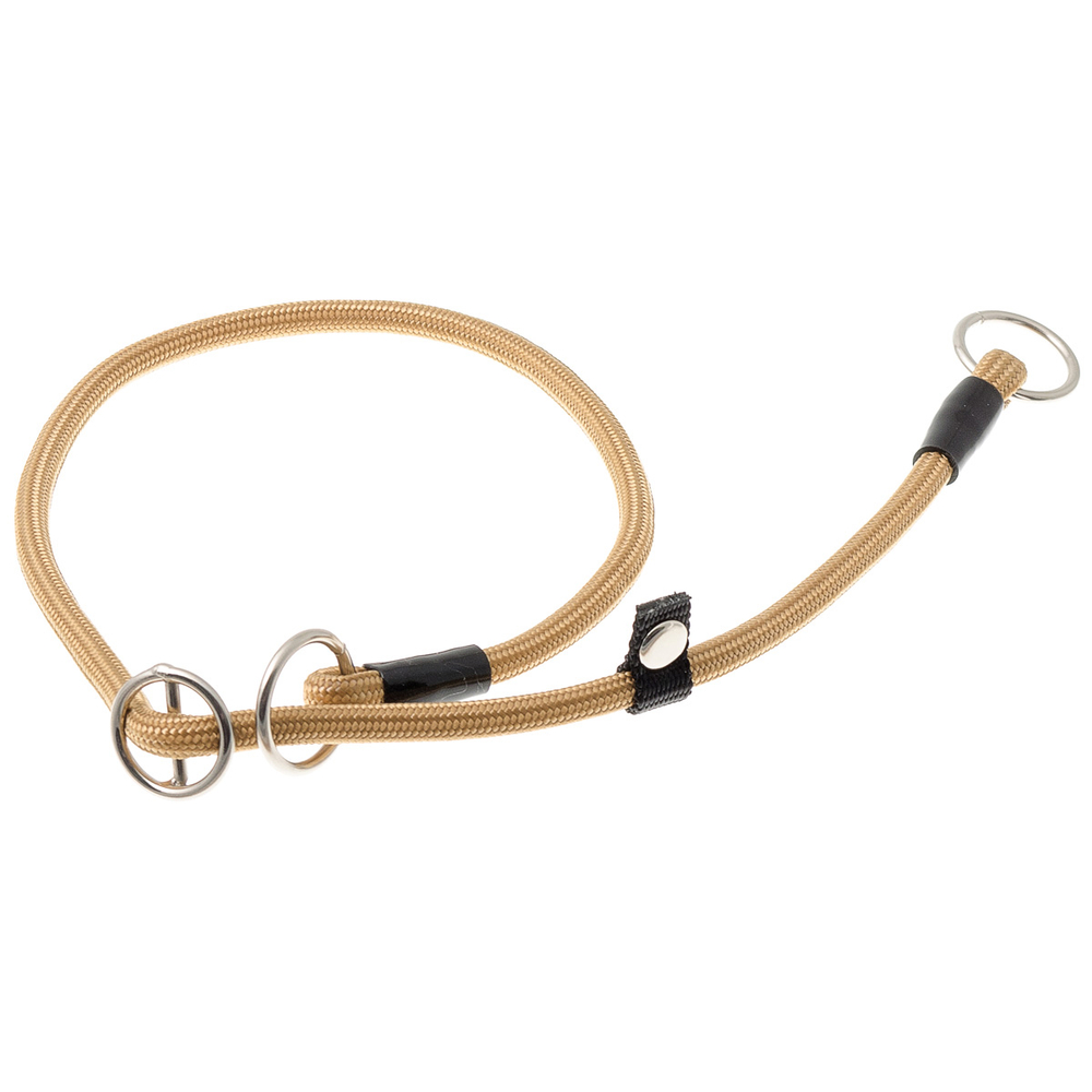 V.I.PET Ошейник-удавка (со стопором) с 2-я кольцами круглый 6 мм, 50 см