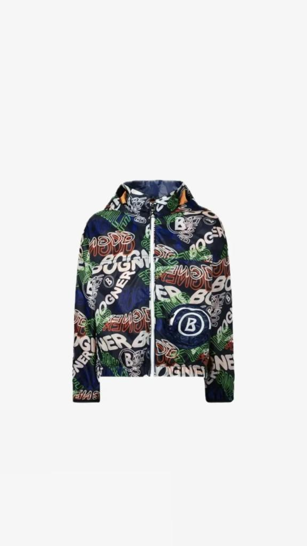 Куртка BOGNER KIDS MARLENE в синем цвете с принтом