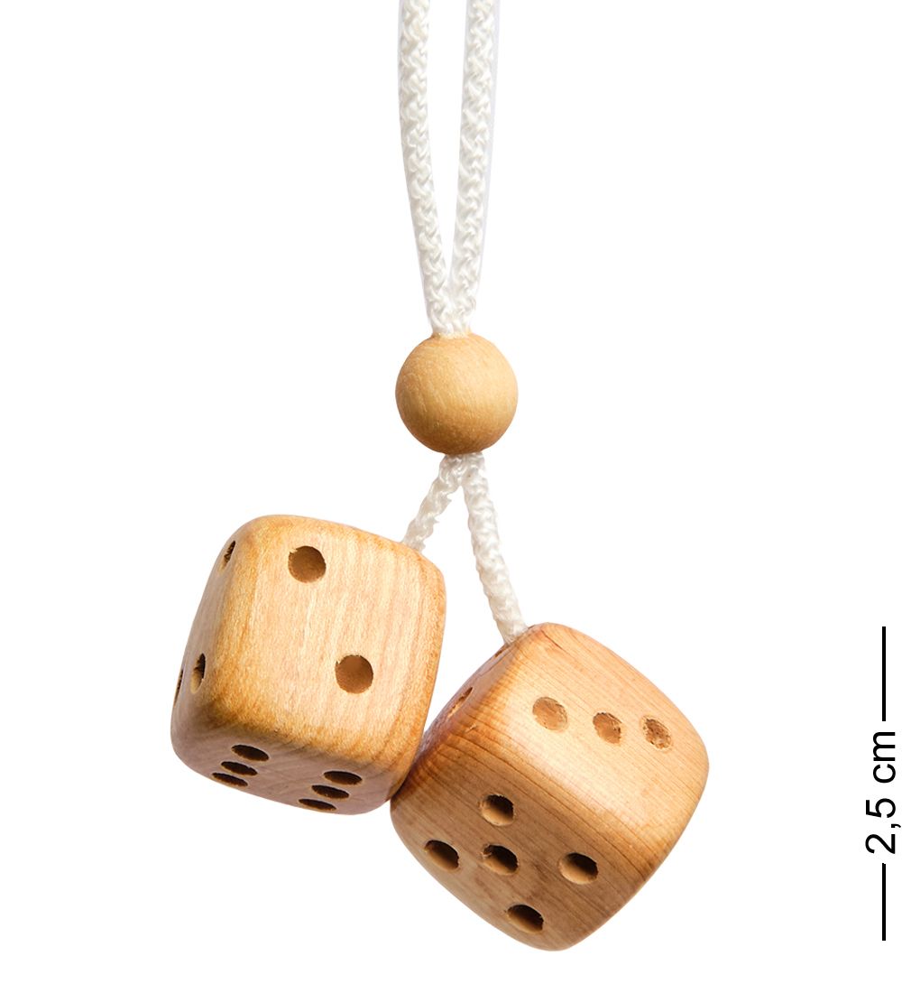 Народные промыслы ДР-515 Подвеска деревянная «Кубики» бол.