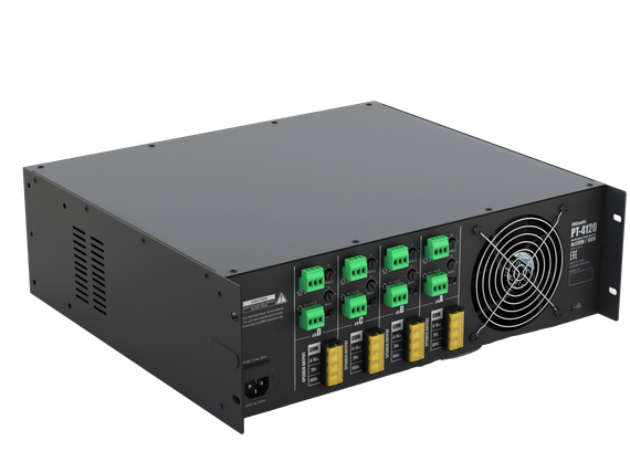 CVGAUDIO PT-4120 профессиональный четырехканальный высококачественный усилитель мощности, мощность 4х120W