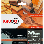 Пильный диск KRUGO 160x2,2/1,4x36Tx20mm, WA160036