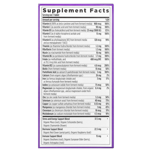 New Chapter, One Daily Every Woman's, мультивитамины, 96 вегетарианских таблеток