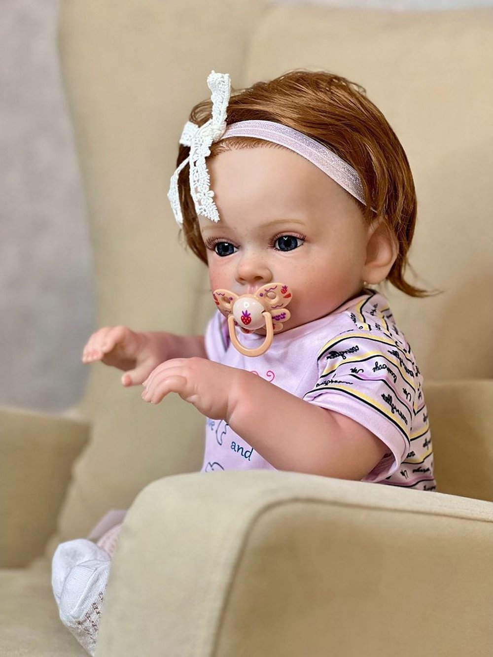 Кукла Реборн мягконабивная 60см в пакете (FA-175)