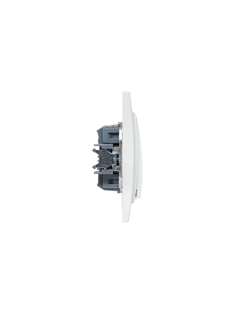 Выключатель 1-кл. СП Минск 10А IP20 бел. Basic EKF ERV10-021-10