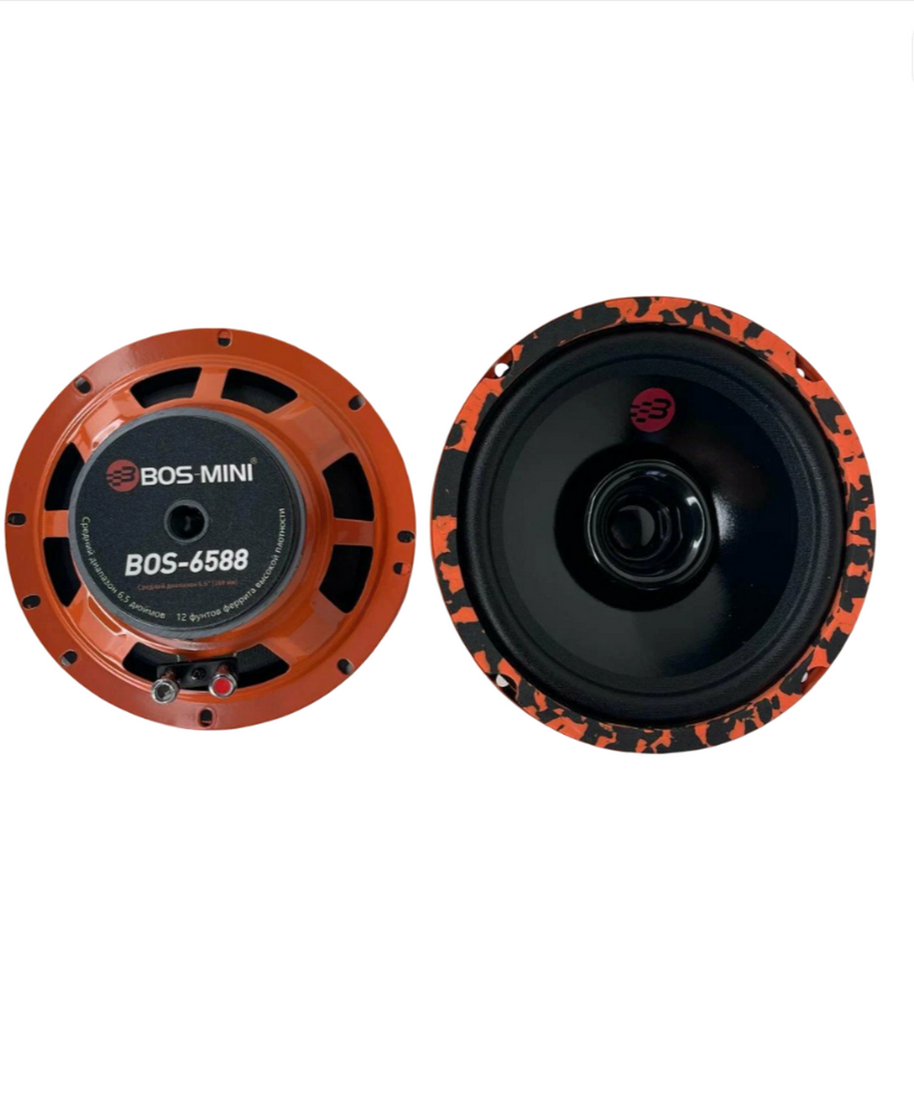 Автоколонки 16см. 6.5" среднечастотники "Комплект2шт" Bos-Mini BOS-6588