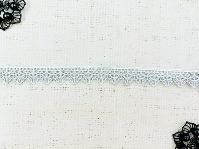 Кружево плетёное, ш. 1,7 см, белый
