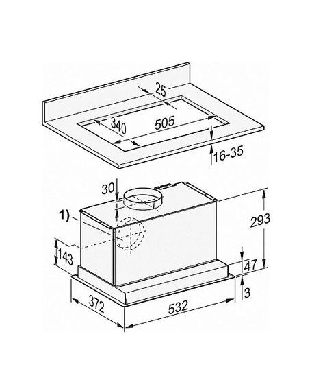Вытяжка Miele DA 2558 CLST
