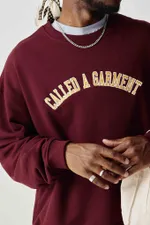 Толстовка Called a Garment College вишневая