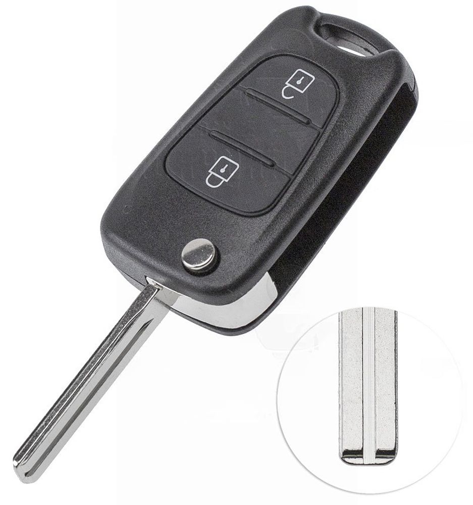 Заготовка автомобильного ключа 12828 KIA (AV2361)